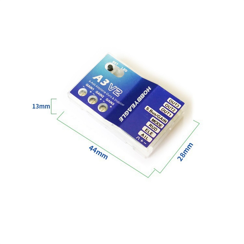 A3-V2 6-Axis Fixed-wing For Gyro Flight Stabilizer Controller For Airplane Drone