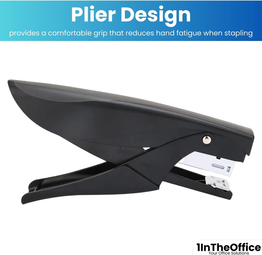 Handheld Plier Stapler, Stapleless Stapler, Office Stapler, Desktop Stapler, 20-