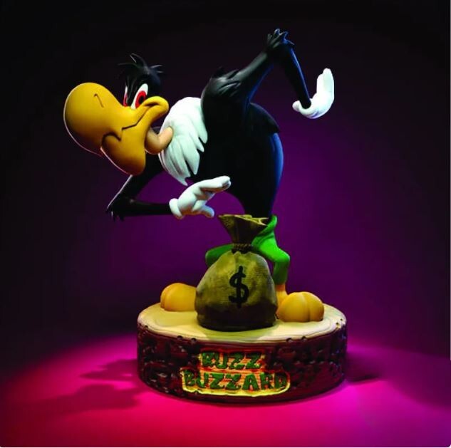 UNPAINTED Buzz Buzzard Diorama 3d Printed Model Kit 7" Tall