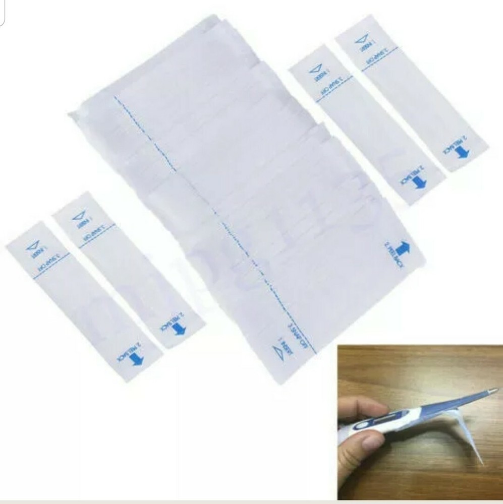 100x Digital Thermometer Probe Covers Protector Electronic Cover