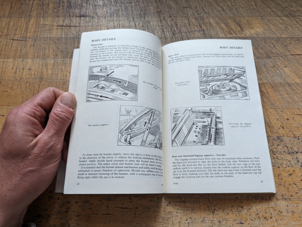 1968 Morris 1100 Drivers Handbook