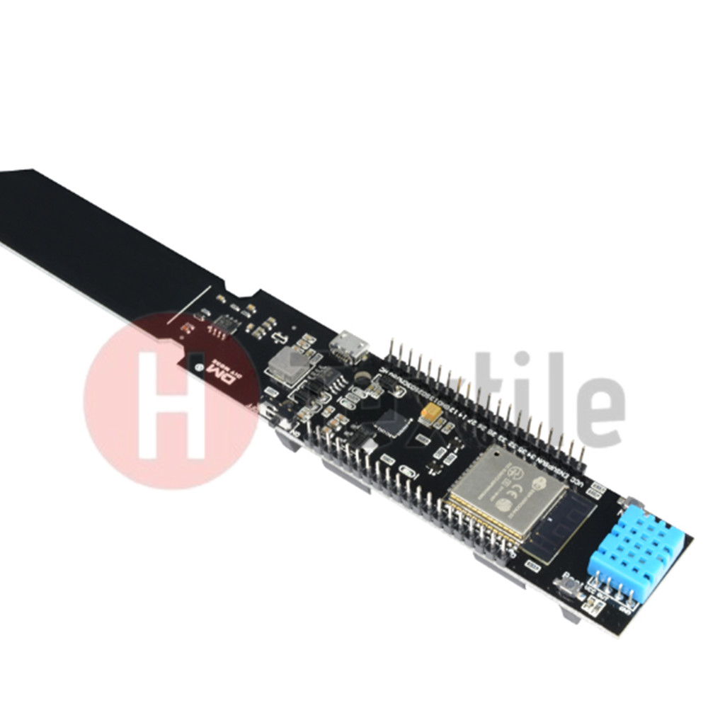 18650 Battery Base Temperature Humidity Sensor ESP32 WiFi&Bluetooth CP2104 DHT11