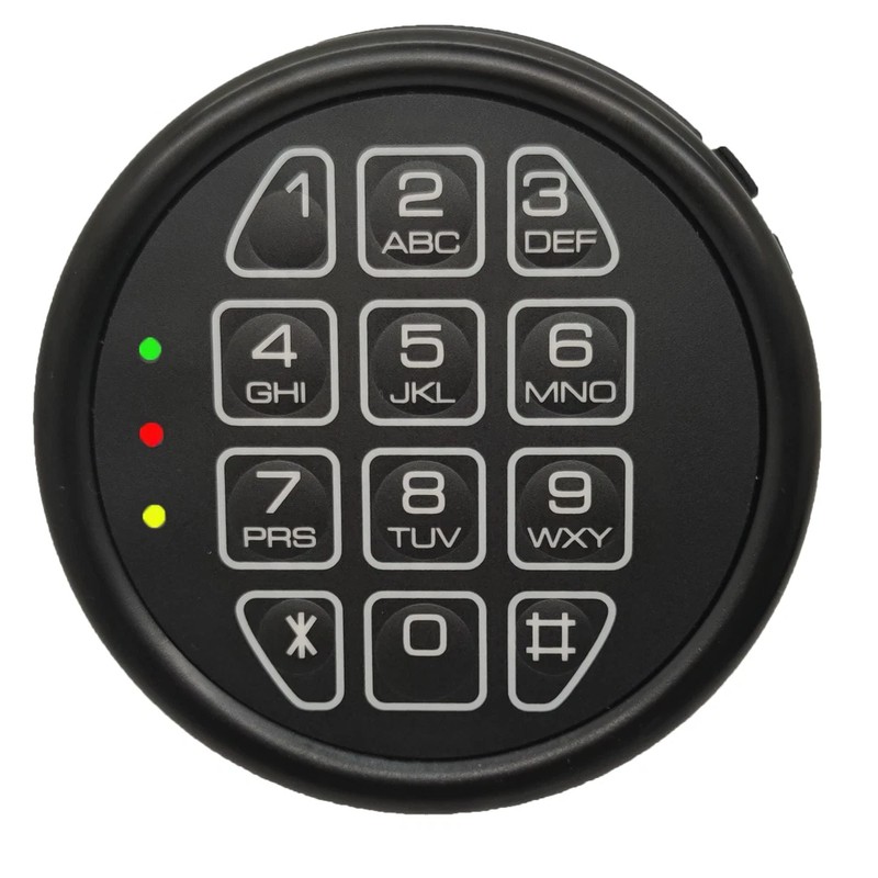 Gun Safe Lock Replacement Black Keypad Electronic Swing Bolt Lock Digital Keypad