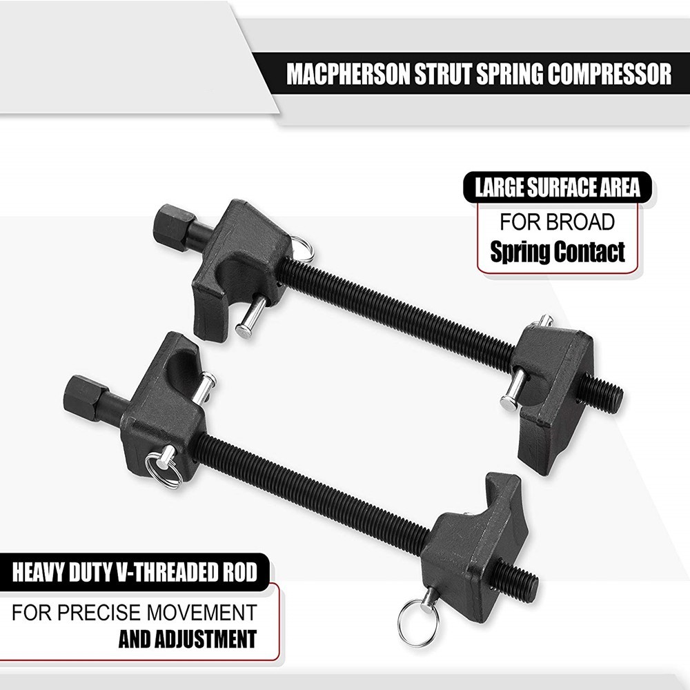 Heavy Duty Coil Spring Compressor Suspension Spring Clamp With Safety Bracket