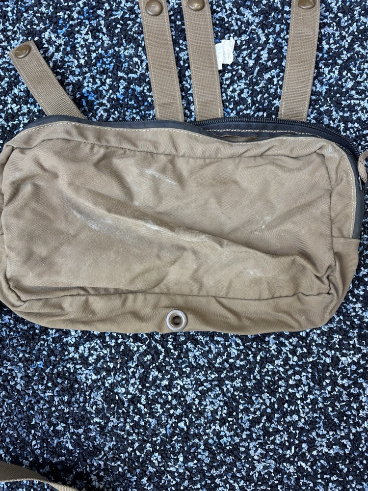 USMC Assault Pack Tactical Backpack Coyote Brown MOLLE Zip Closure