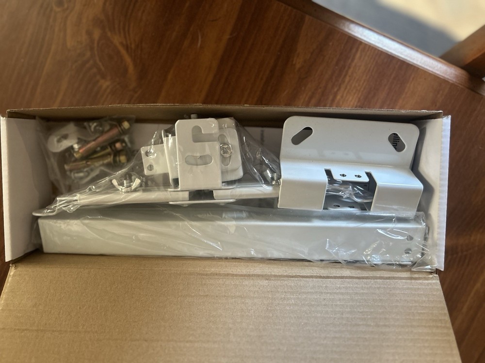 Solarsea Height Adjustable Ceiling Projector Mount with Expansion Arm, White