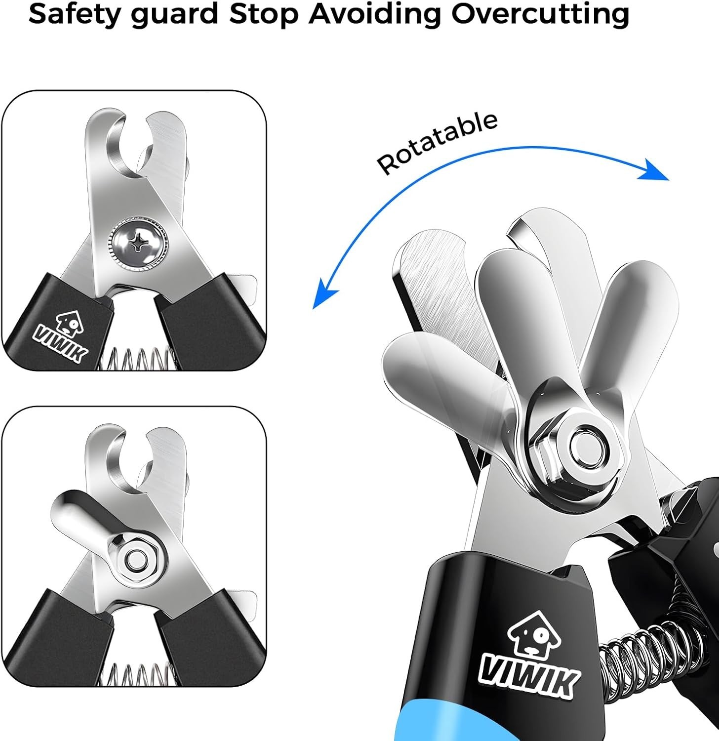 Dog Toe Nail Clippers For Large Dogs Professional Heavy Duty With Safety Guard