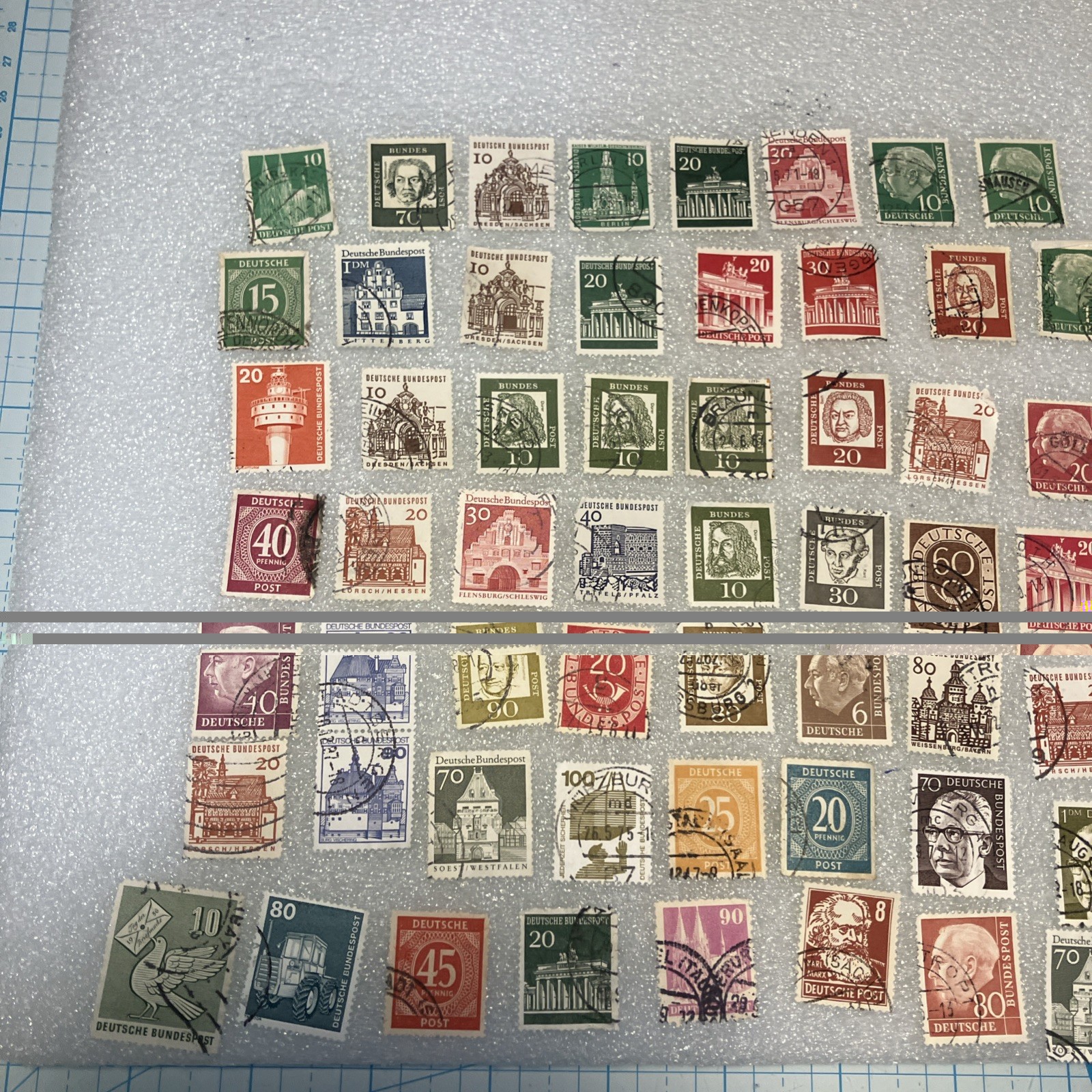 55 USED/Cancel Small West Germany Deutsche Bundespost 1945-1985 Stamps. $1Ships.