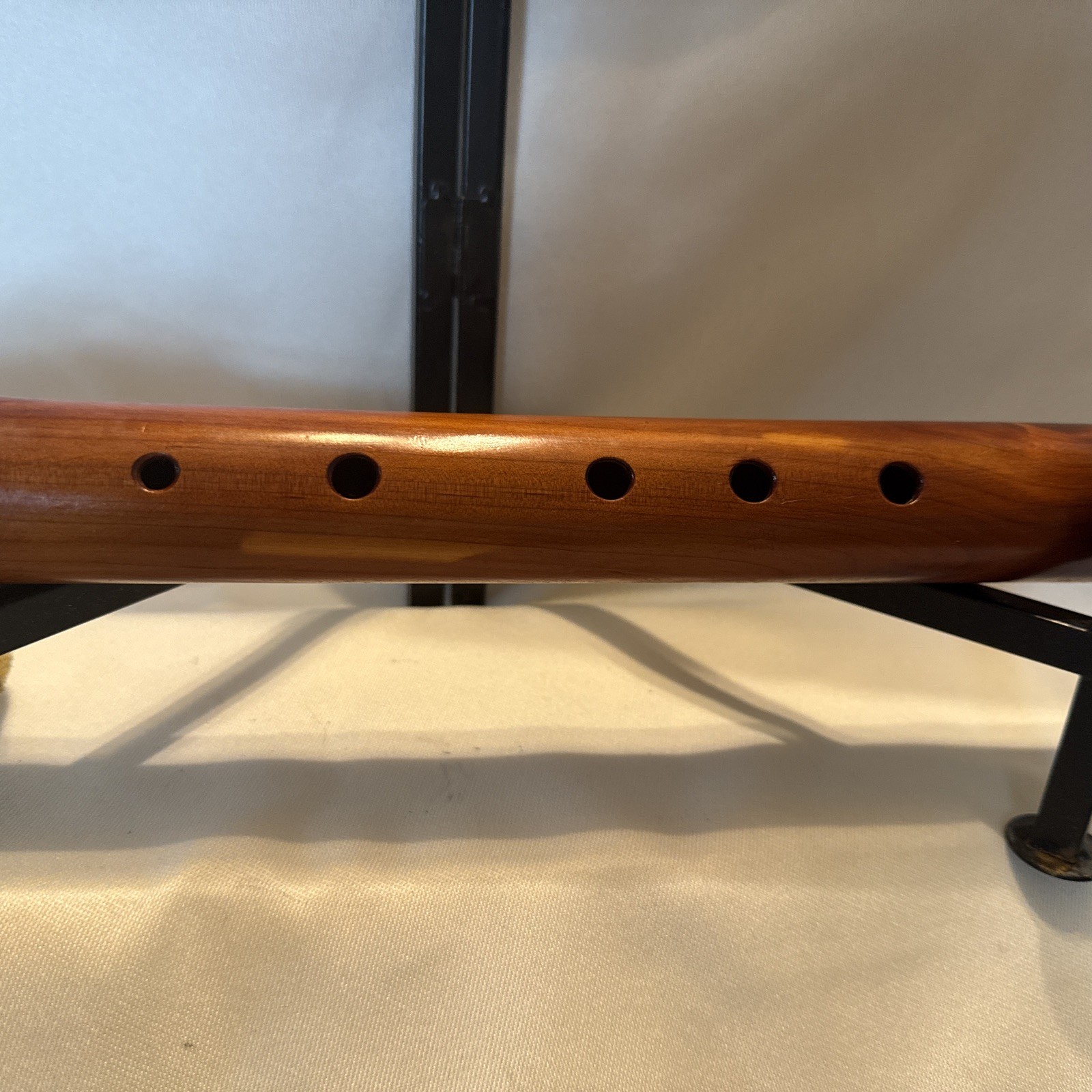 Native American Handmade Wooden 5 Hole Flute With Bag