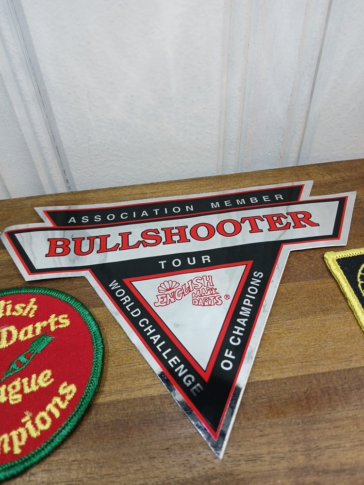 English Mark Darts Sticker & Patchs