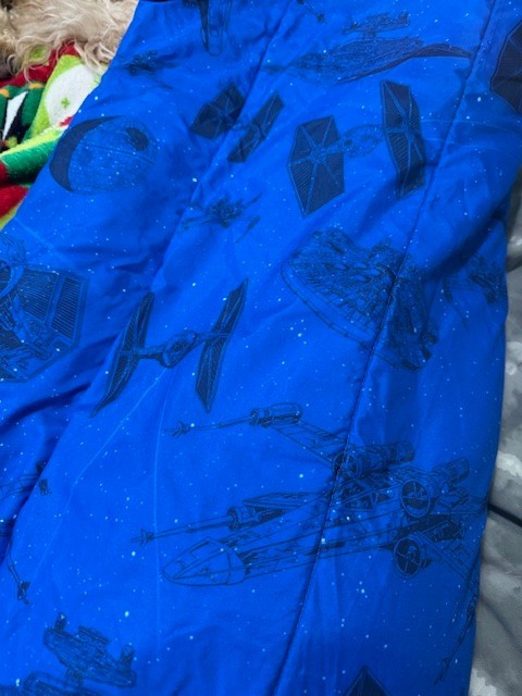 Star Wars Comforter Colorblock Characters Reversible Full Size Bed