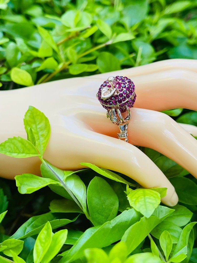 Apple-shaped women's ring/yu178