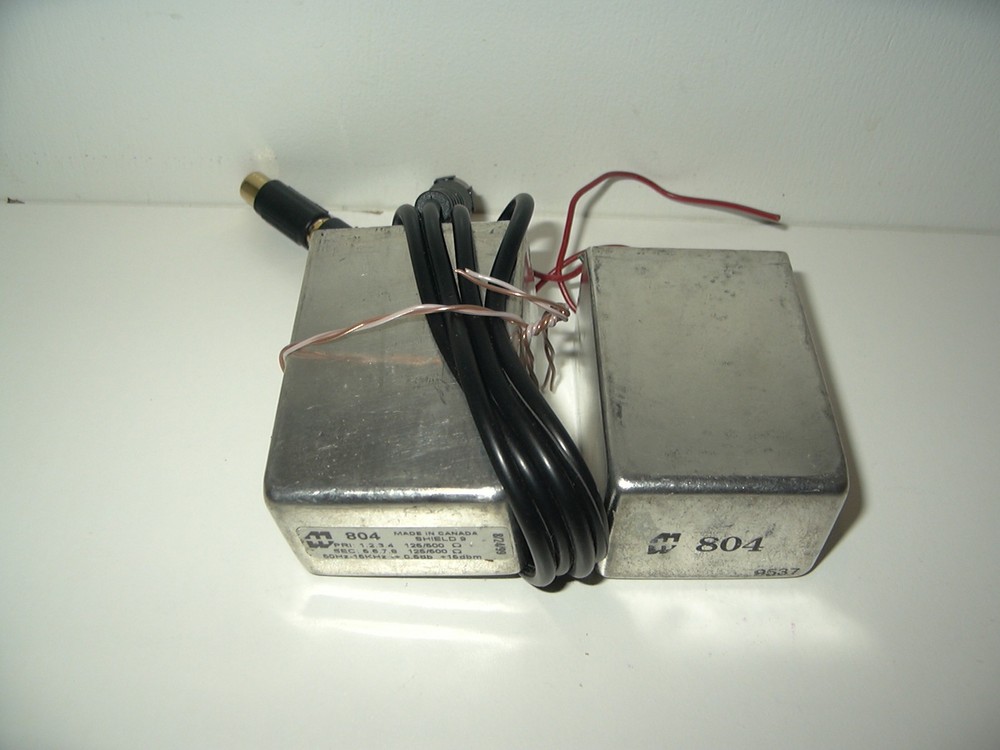 2 Hammond 804 Audio Transformers