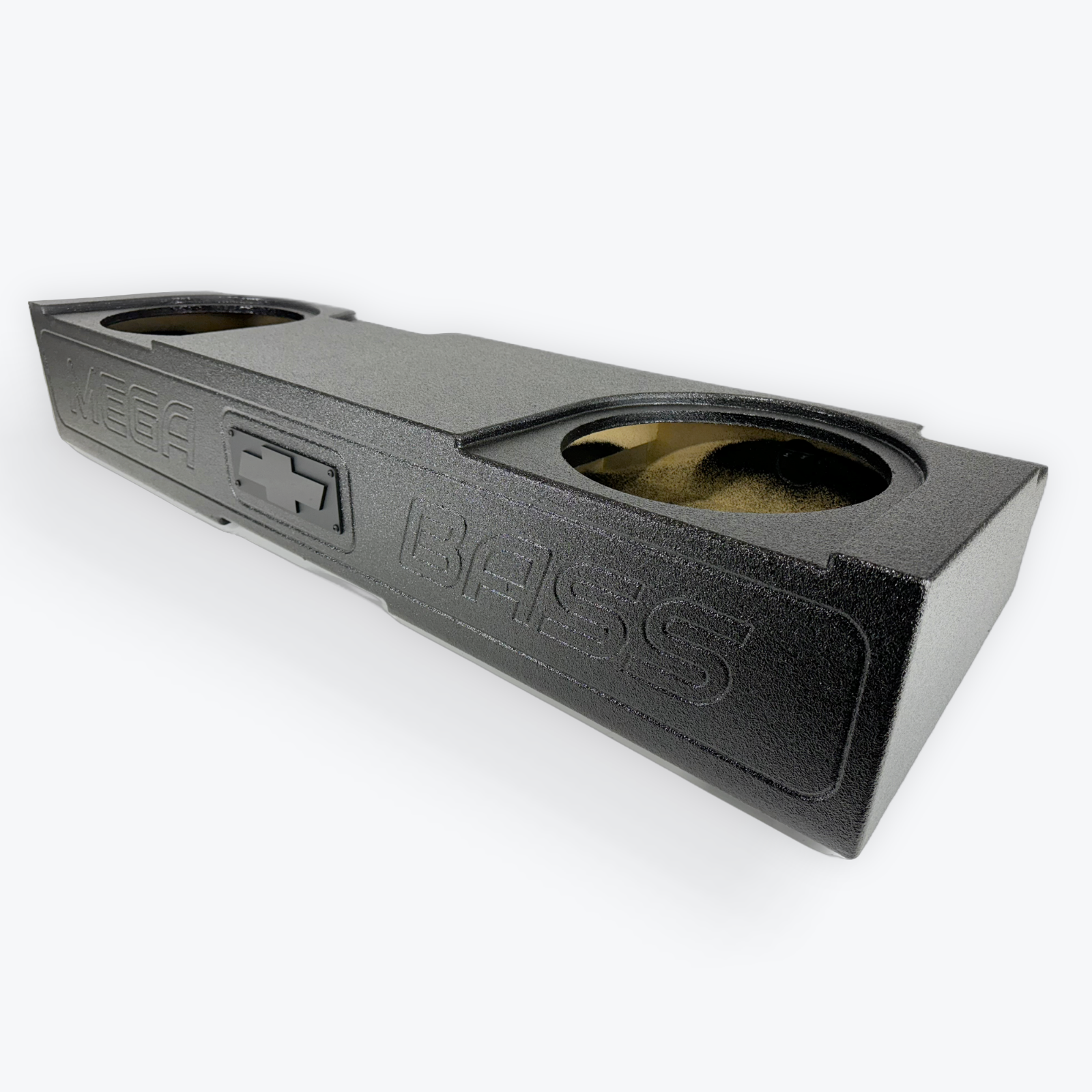 Silverado Sierra 07-18 Crew Cab Subwoofer Box Enclosure 2x12 Ported KUZTOMBOXES