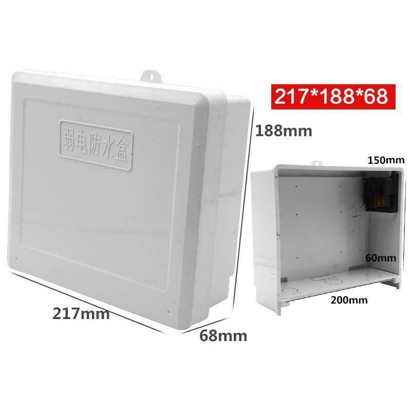 Waterproof Plastic Outdoor ABS Wall Electric Switch Box Enclosure With Socket