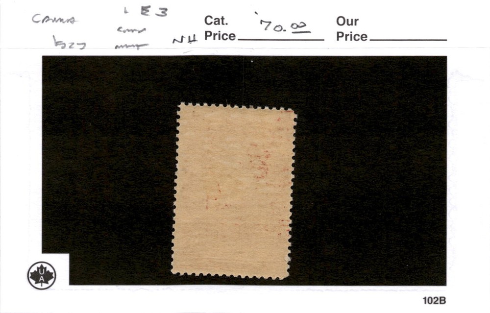 Canada, Postage Stamp, #E3 Mint NH, 1927 Train Special Delivery (AC)