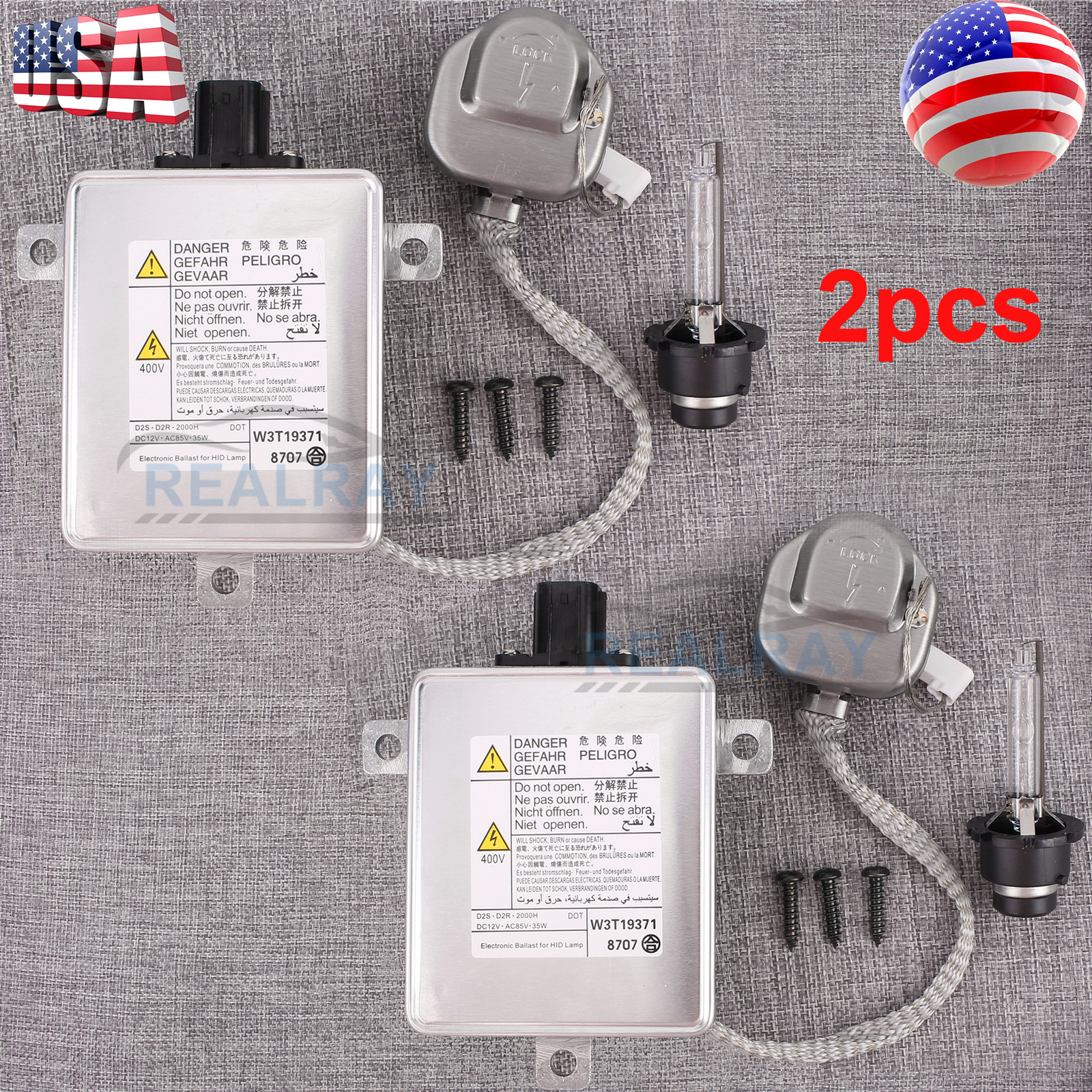 FOR ACURA TL TSX ILX MDX RDX ZDX XENON HID HEADLIGHT BALLAST & IGNITER & D2 BULB