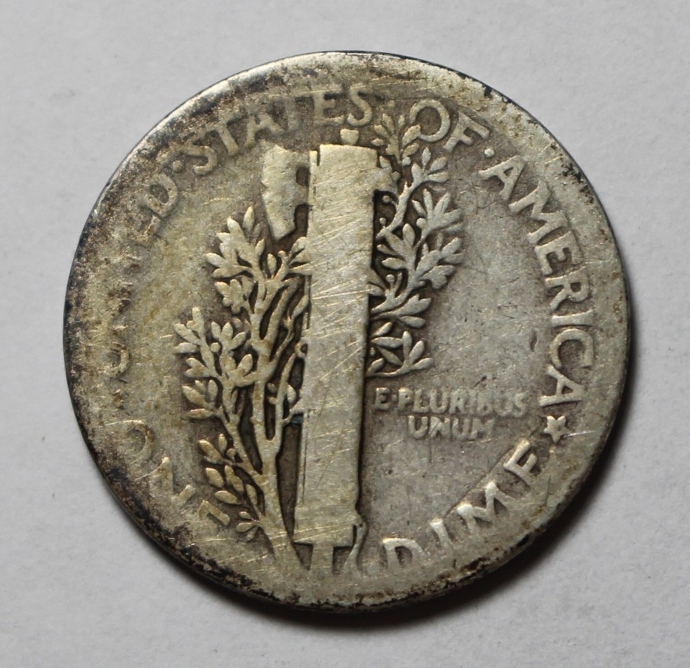 1921 Mercury Dime PH448