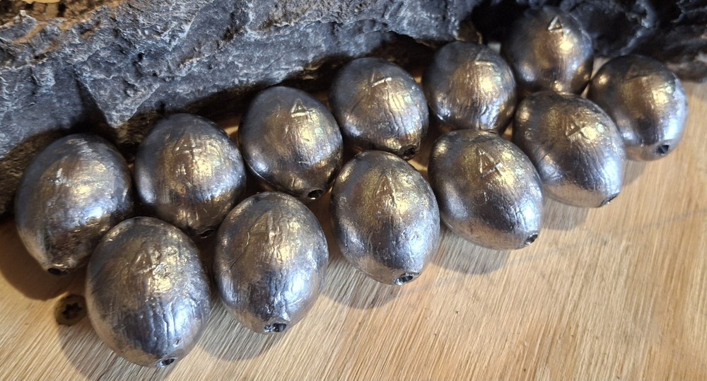 4 Oz Egg Weights - Texas Rig Decoy Weights - Per Dozen (Qty - 12)