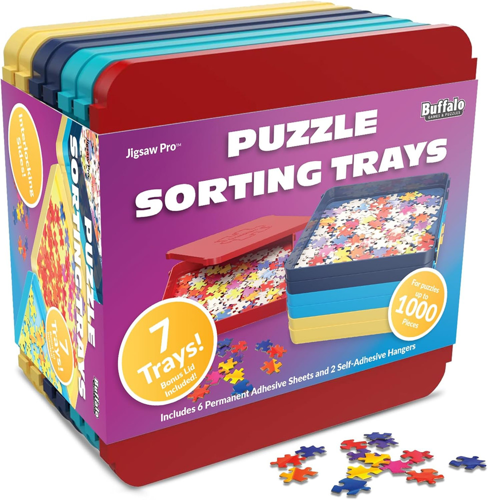 - Puzzle Sorting Trays - 7 Count (Pack of 1)