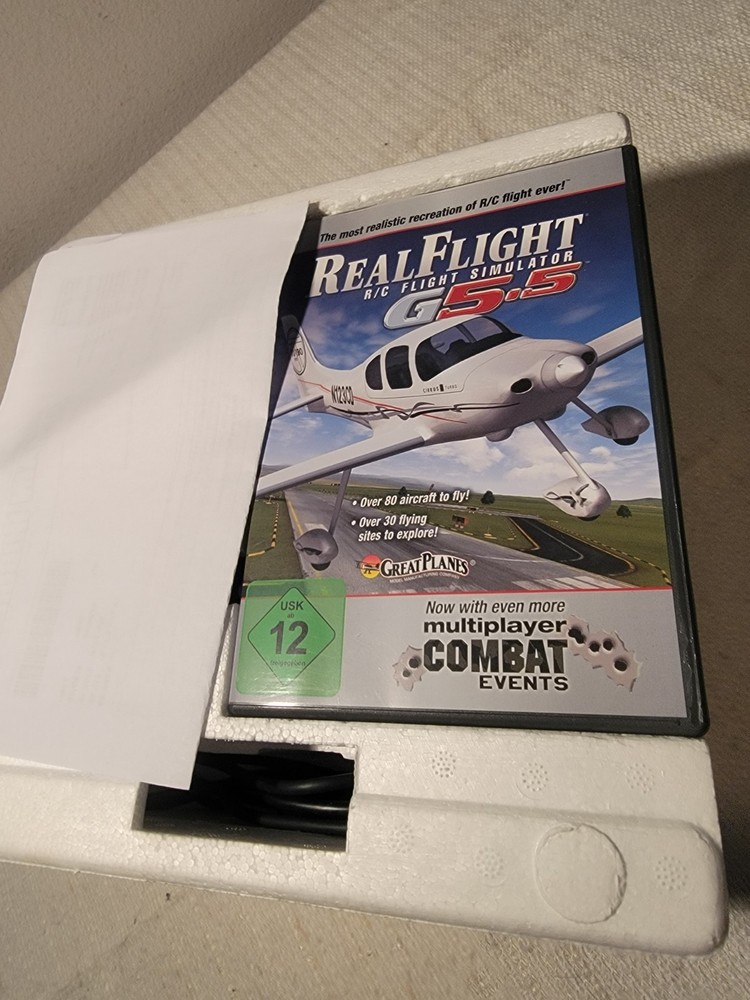 Real Flight Remote RC Flight Simulator G5.5 w InterLink Elite Controller