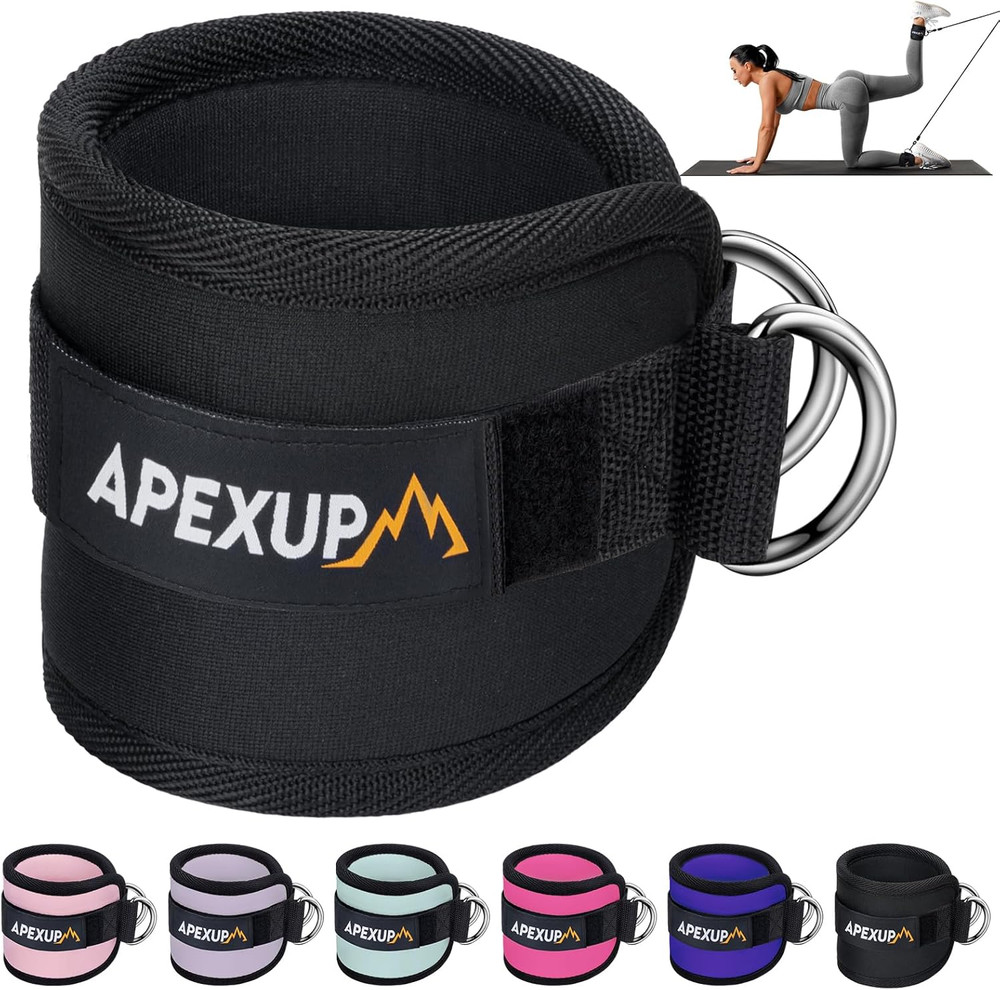 Ankle Strap for Cable Machine, Ankle Resistance Bands, Cable Kick Back Ankle Str