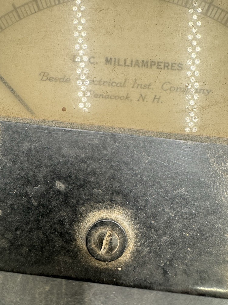BEEDE ELECTRICAL CO. PANEL METER