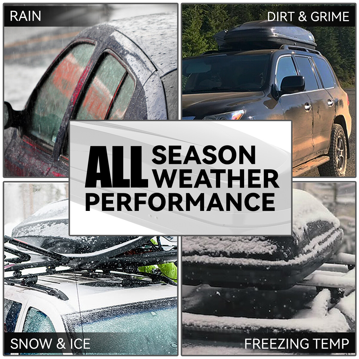 Waterproof Glossy Car Top Cargo Carrier Roof Storage Box