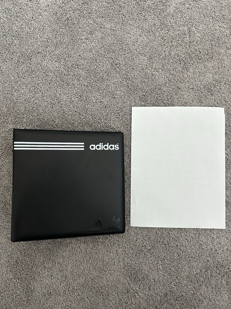 Adidas Logo Black PVC Binder