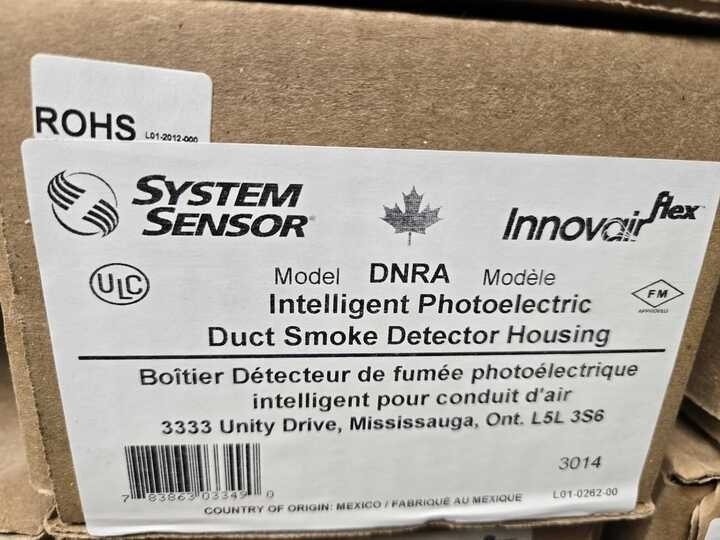 System Sensor DNRA Duct Detector Housing