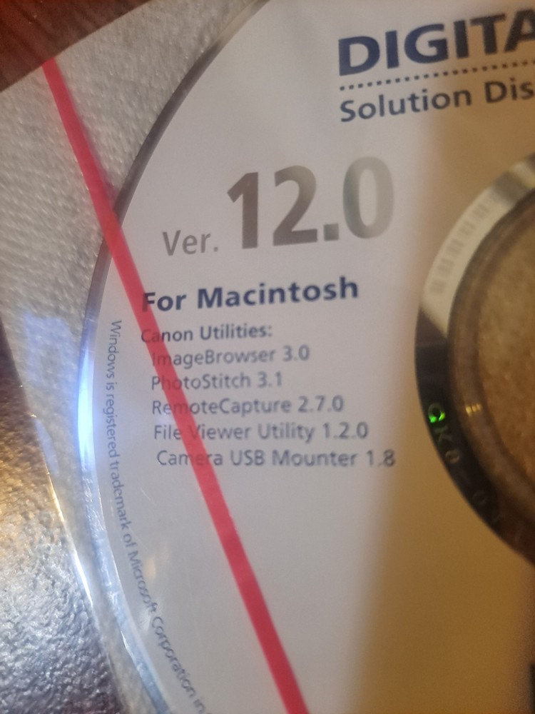 Canon Digital Camera Solution Disk version 12.0