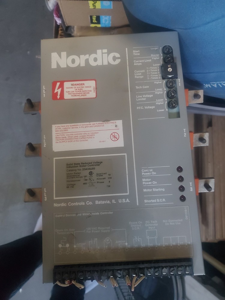 Furnas Nordic 23A34U00 Solid State Reduced Voltage Induction Motor Controller