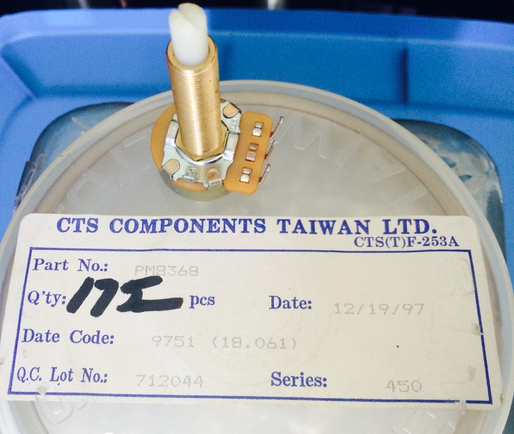 PM8368 CTS COMPONENTS POTENTIOMETER ROC