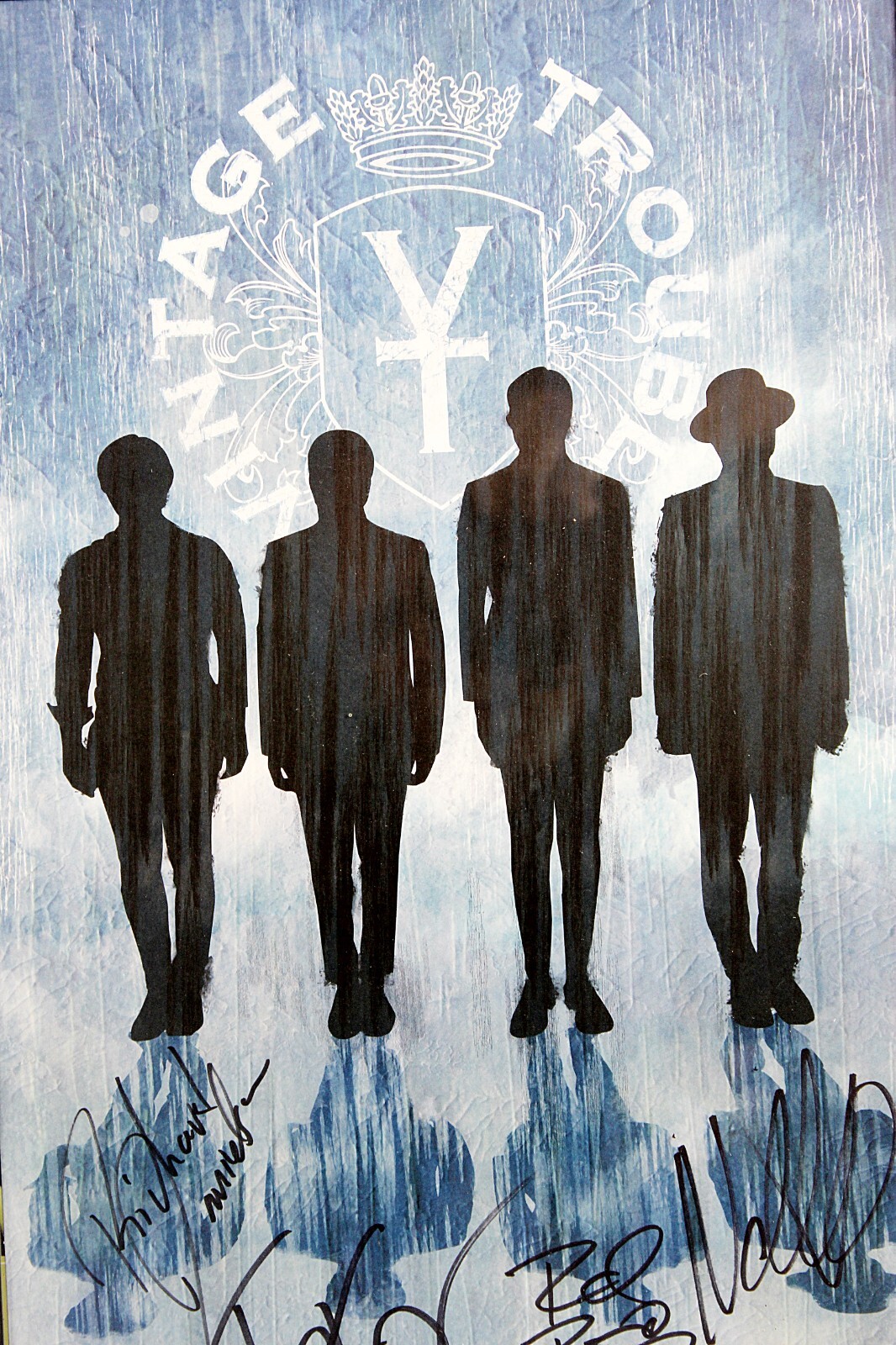 VINTAGE TROUBLE Autographed Poster Signed/Limited 261/500 Framed 17" x 11"