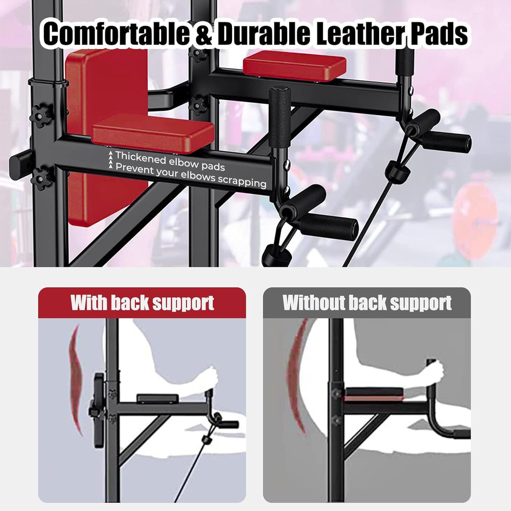 Power Tower Pull up Bar for Home Gym, Multi Functional Pull up Bar Stand Dip Bar