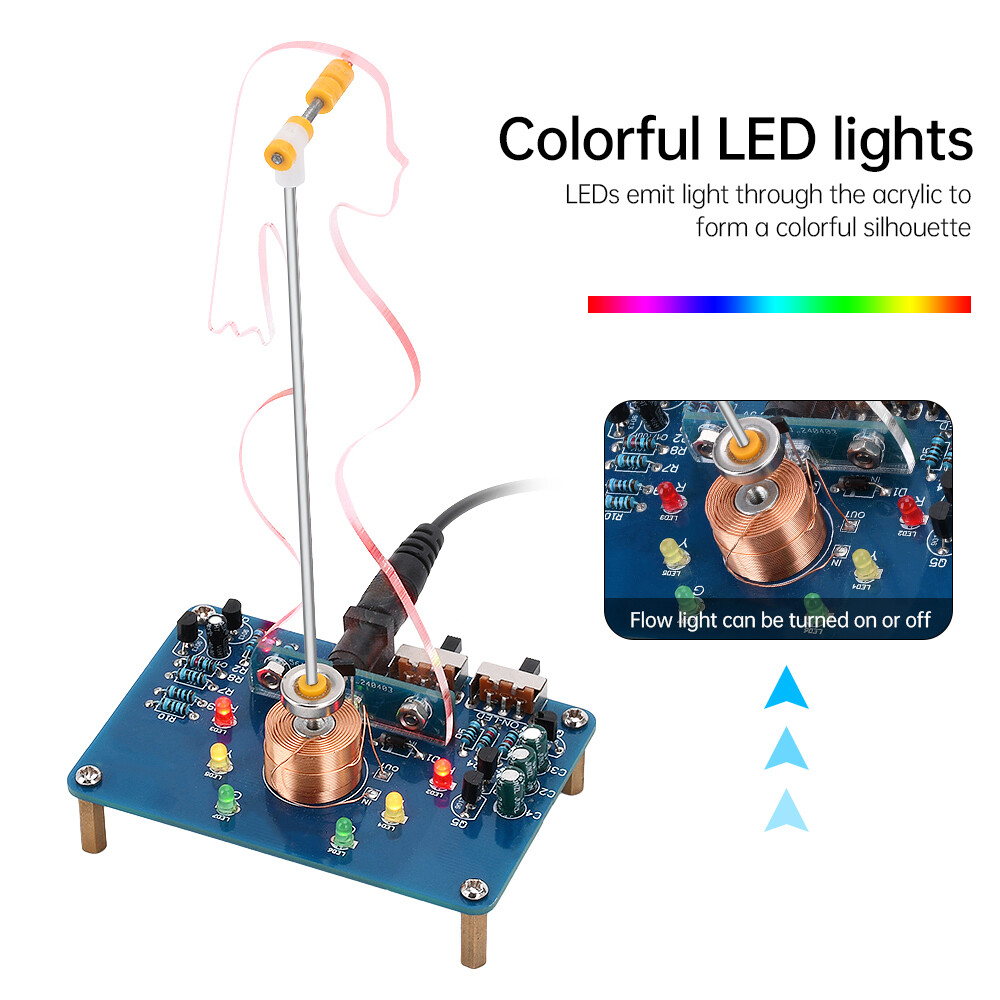 DIY LED Electronic Swing Kit Electromagnetic Swing Induction Teaching Welding