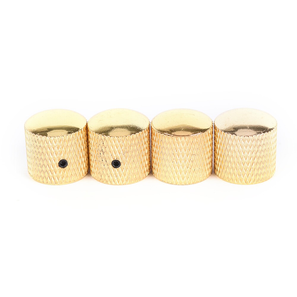 4PCS Dome Knob Volume Tone Control Knobs with Inner Hexagon Spanner Guitar Bass