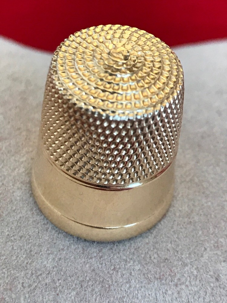 Simons Bros .SOLID 14K GOLD THIMBLE ~ Yellow Gold