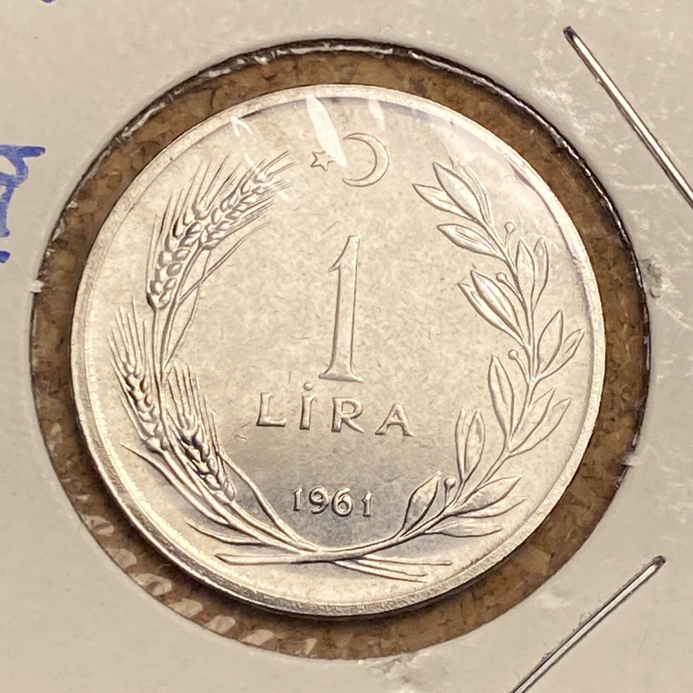 TURKEY - 1 LIRA 1961