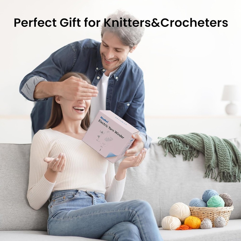 Efficient Electric Yarn Winder with Stepless Speed Control for Knitters
