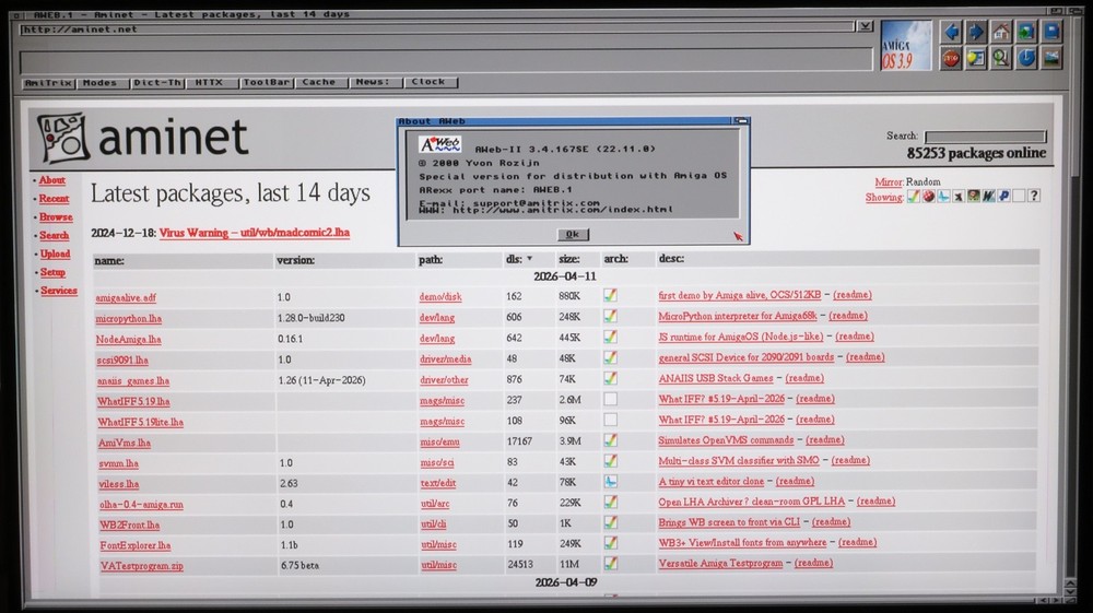 BLACK Vampirized Commodore Amiga 2000 A2000 Desktop Computer 68080@85mhz Vampire