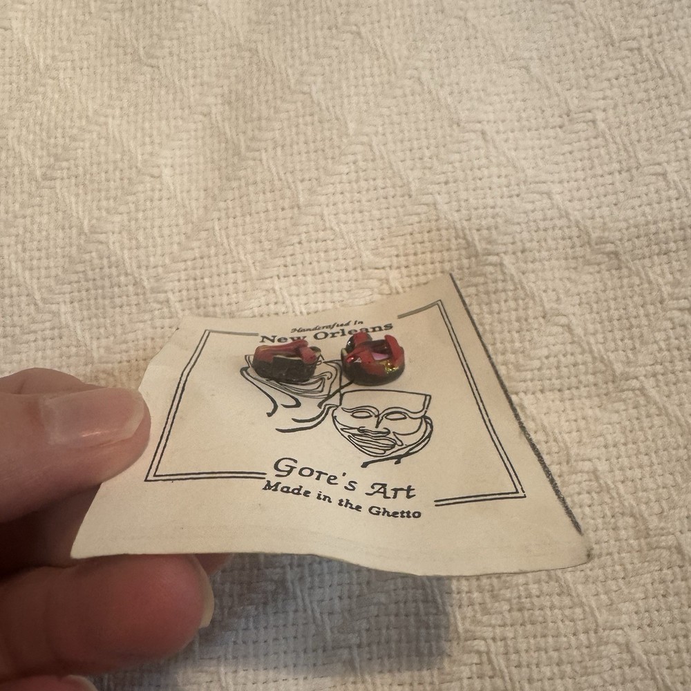 Handmade Multicolor Stud Earrings