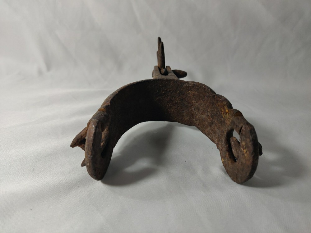 Antique Forged Cast Iron Single Spur Please Read Description