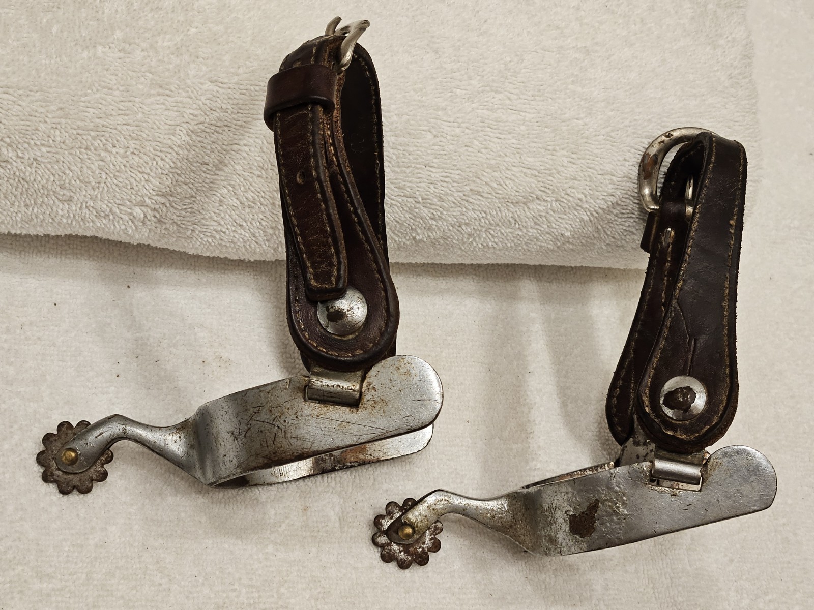 Vintage EF Blanchard No 2 Style Spurs Cowboy Western