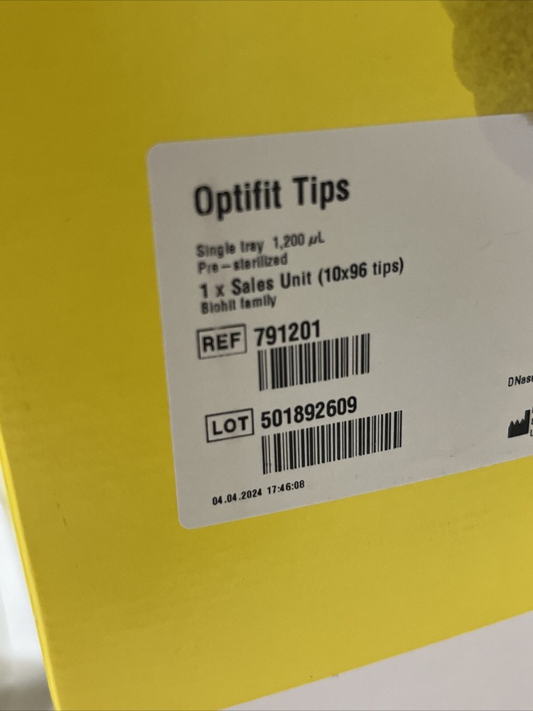 SARTORIUS 1200µL 96-Tip (10x96 Tips) 791201