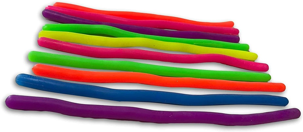 Stretchy String! 10 Pack Stretchy Crazy String Fidget Sensory Toys Multi Colored