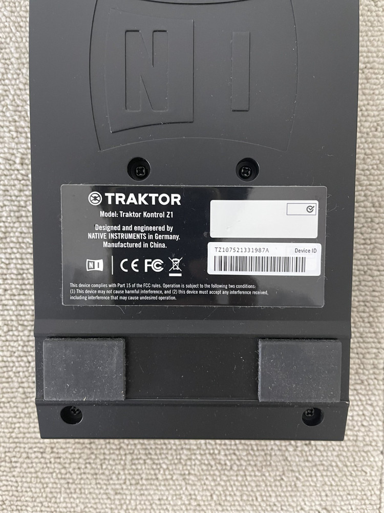 Native Instruments Traktor Kontrol Z1 DJ Mixing Interface with Transfer ID Used