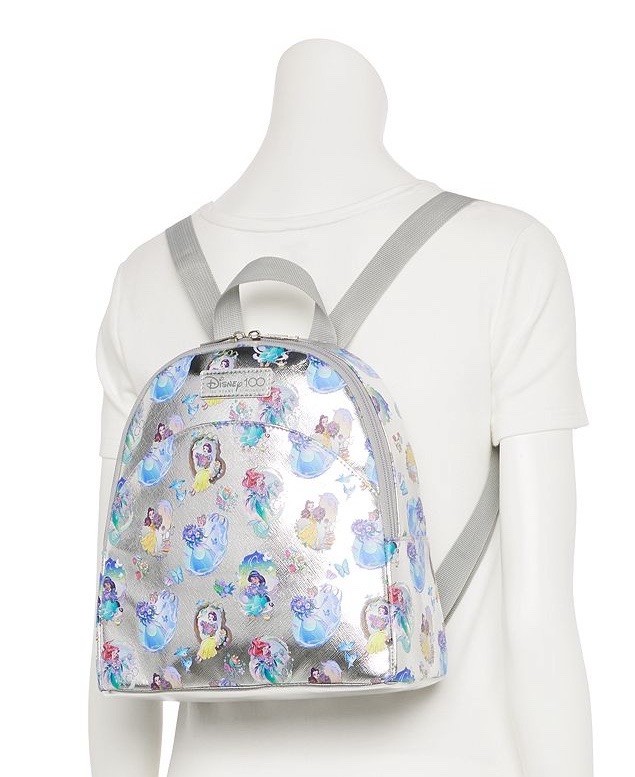 Disney Princesses 100th All Over Print Mini Backpack-NWT