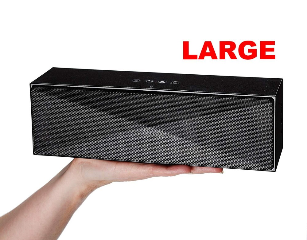 AmazonBasics Portable Rechargeable Bluetooth Wireless Loud Audio Speaker System