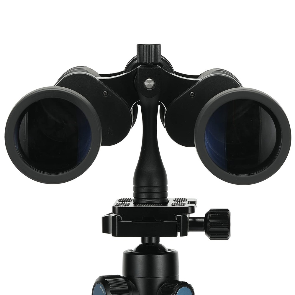 Binocular Tripod Adapter - 1/4-20 Inch Threading Quick Release Mount Black
